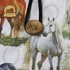 Kép 5/6 - Könyv- és tablettartó, lovas mintával